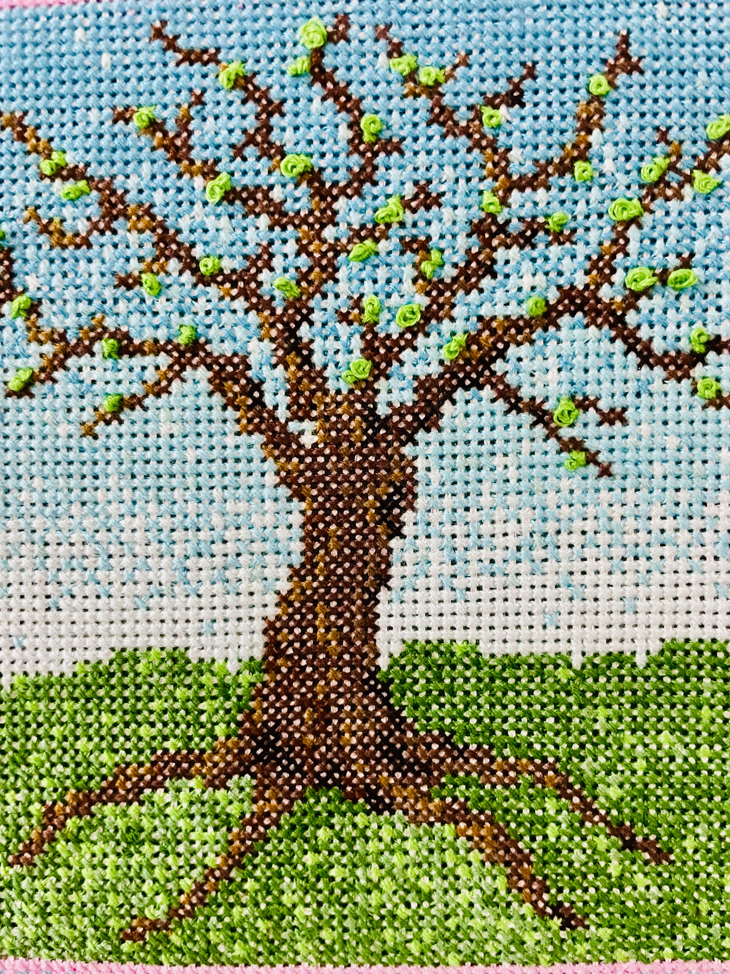 CROSS STITCH PATTERN: Spring Tree