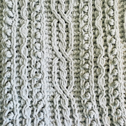 PATTERN: Celtic Symphony Cable Blanket - ILoveMyBlanket