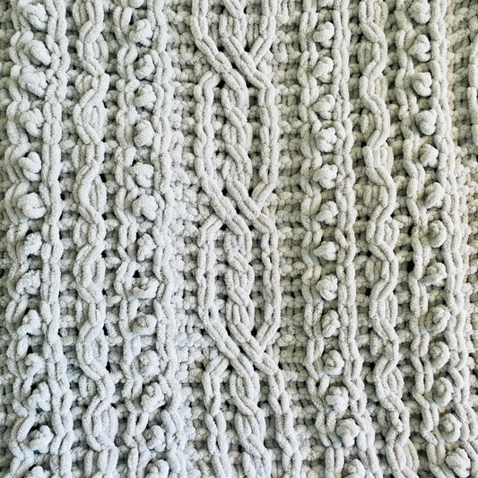 PATTERN: Celtic Symphony Cable Blanket - ILoveMyBlanket