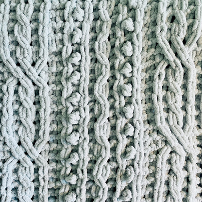 PATTERN: Celtic Symphony Cable Blanket - ILoveMyBlanket