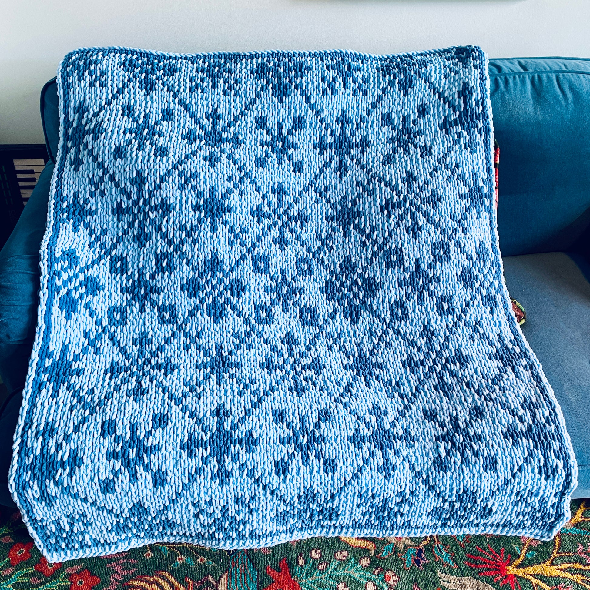 PATTERN: Snowflake Scandinavian Blanket - ILoveMyBlanket