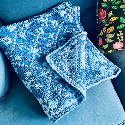 PATTERN: Snowflake Scandinavian Blanket - ILoveMyBlanket
