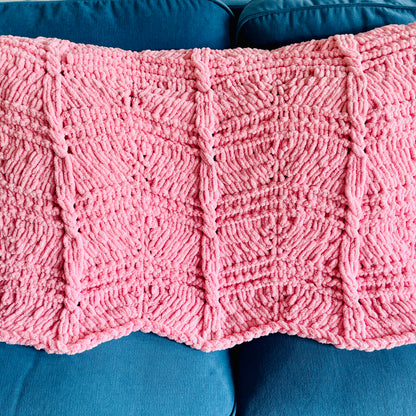 PATTERN: Cable-Tied Ripple Blanket