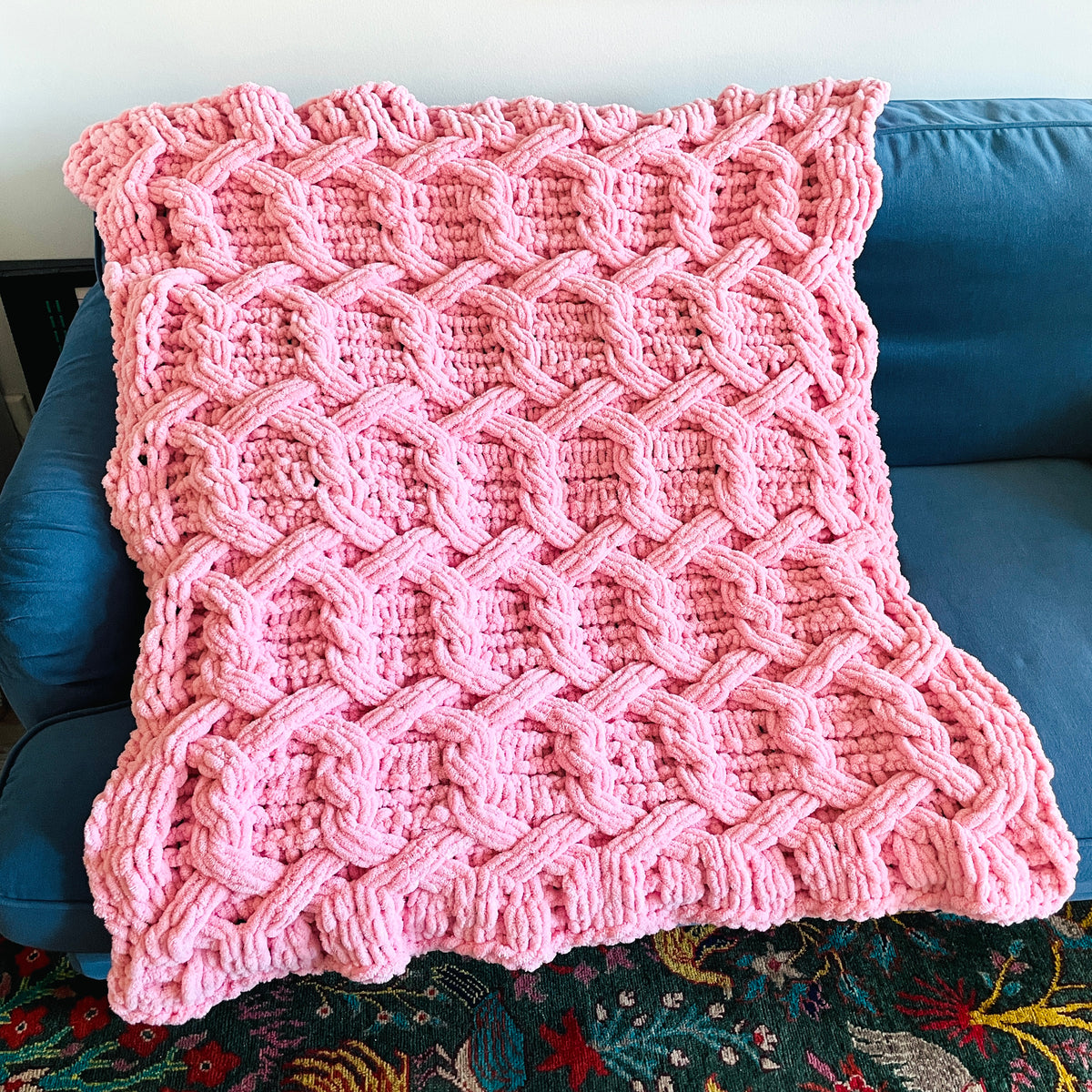 PATTERN: Hexagonal Celtic Weave Blanket - ILoveMyBlanket