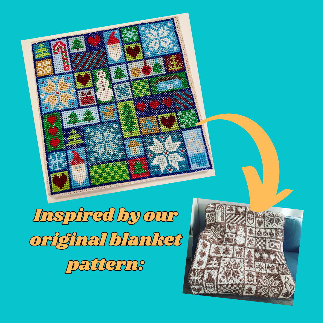 CROSS STITCH PATTERN: Happy Holidays