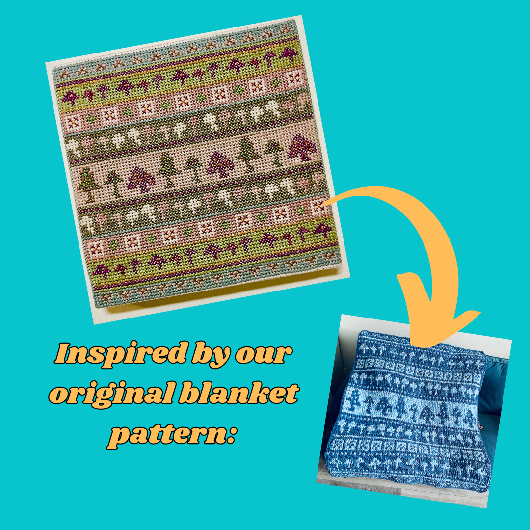 CROSS STITCH PATTERN: Toadstools