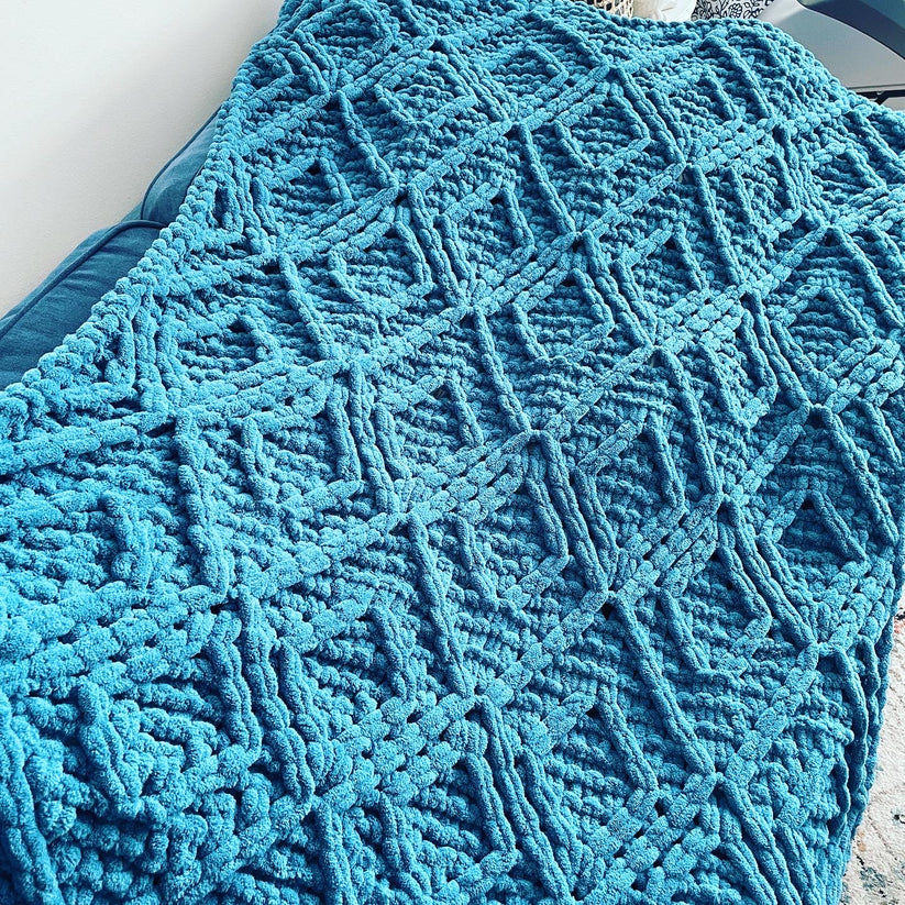 PATTERN Floating Diamond Blanket ILoveMyBlanket