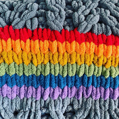 Big G(r)AY Blanket Rainbow Pride Blanket