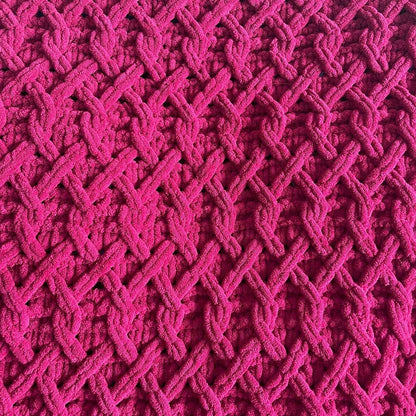 PATTERN: Cable Weave Blanket - ILoveMyBlanket