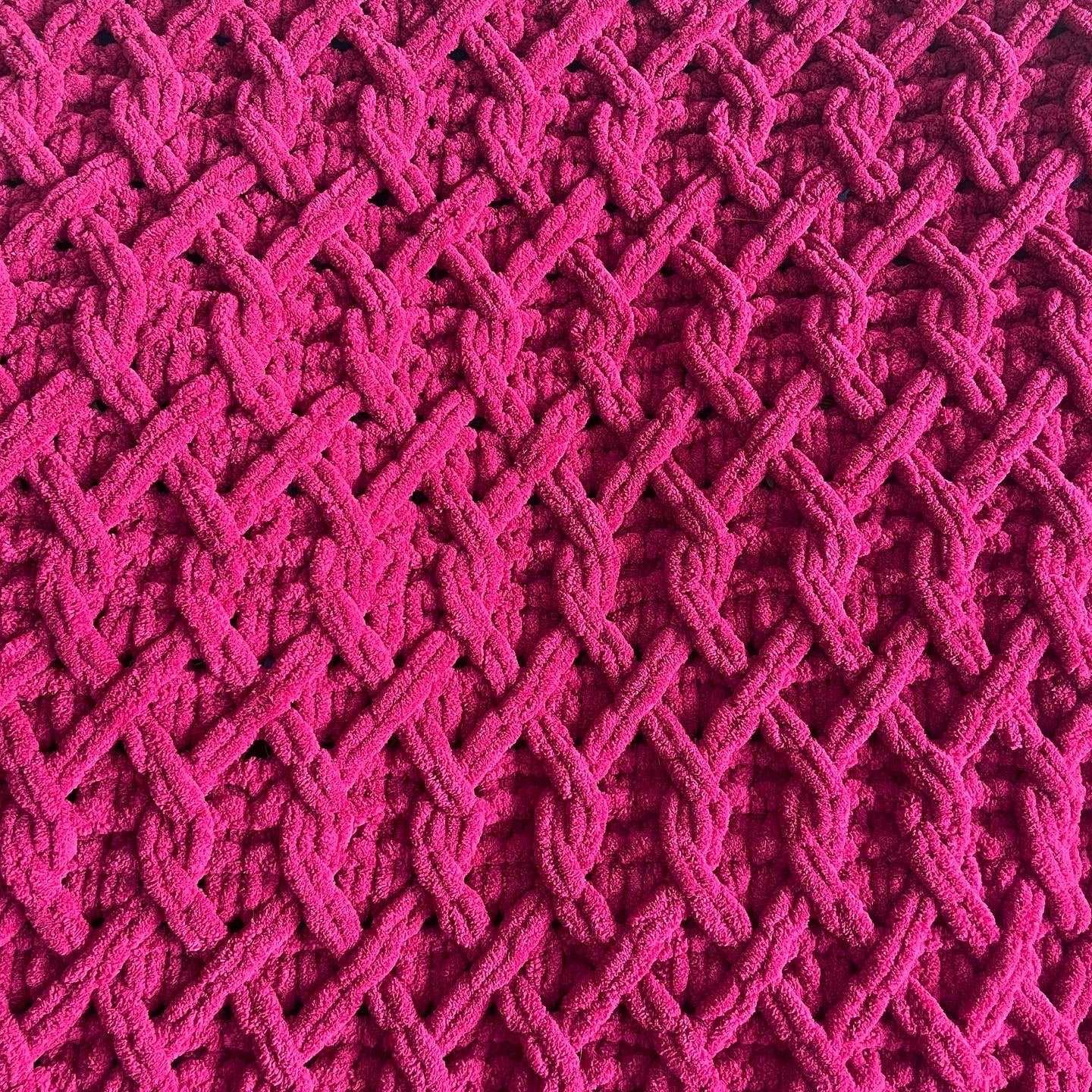 PATTERN: Cable Weave Blanket - ILoveMyBlanket