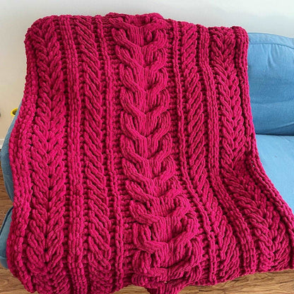 PATTERN: Extra-Chunky Staghorn Cable Blanket - ILoveMyBlanket