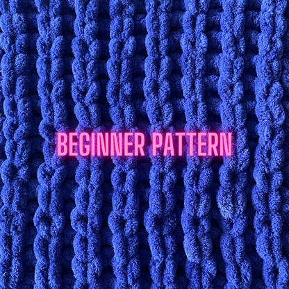 PATTERN: Ribbed Stitch Blanket - ILoveMyBlanket