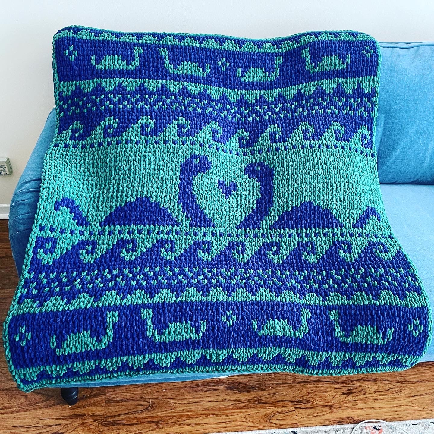 PATTERN: Nessie Scandinavian Blanket - ILoveMyBlanket