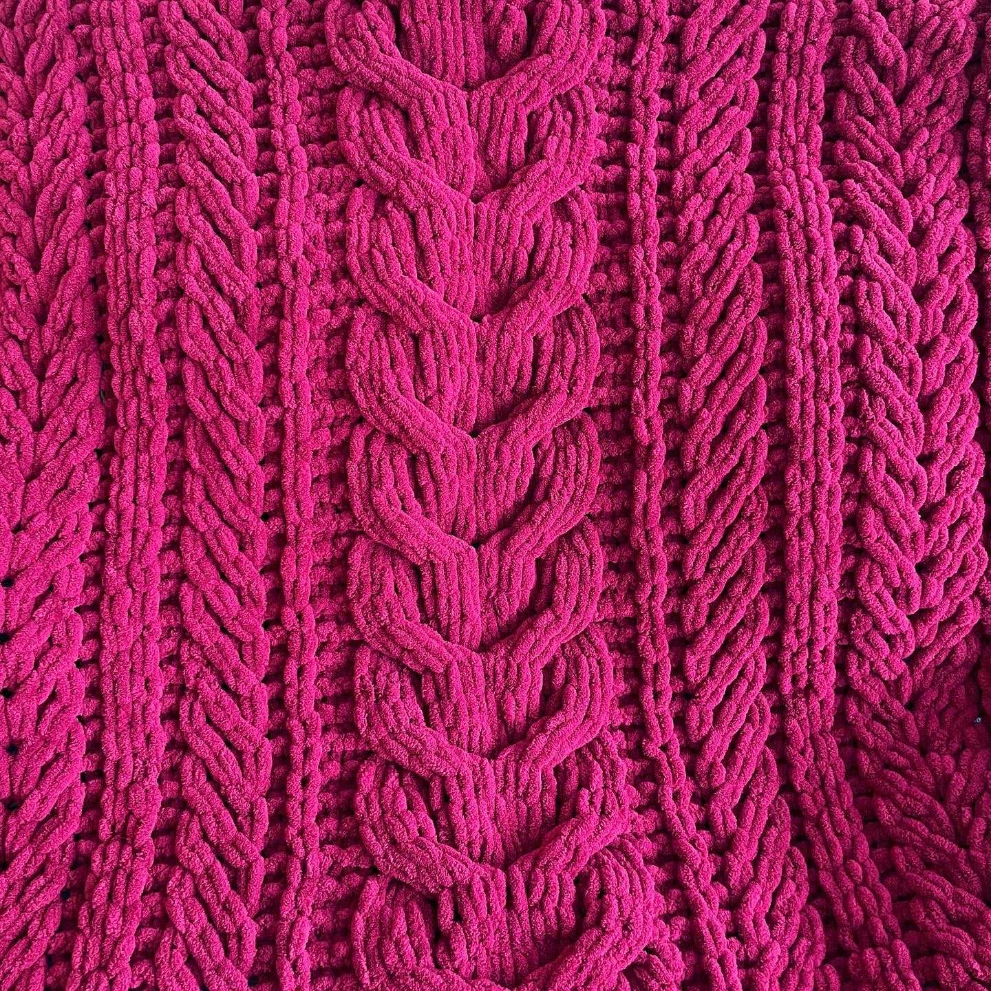 Extra-Chunky Staghorn Cable Blanket - ILoveMyBlanket