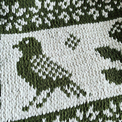 PATTERN: Birds of a Feather Scandinavian Blanket - ILoveMyBlanket