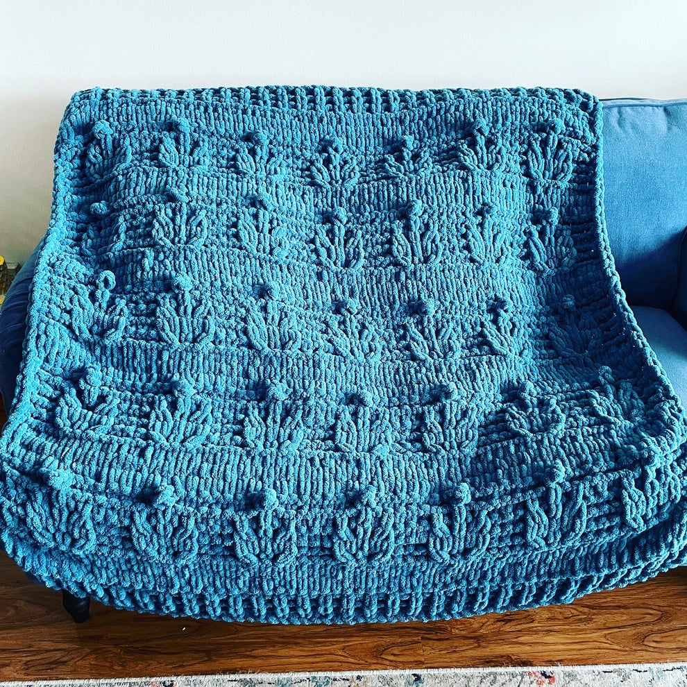 PATTERN: Spring Flowers Blanket – ILoveMyBlanket
