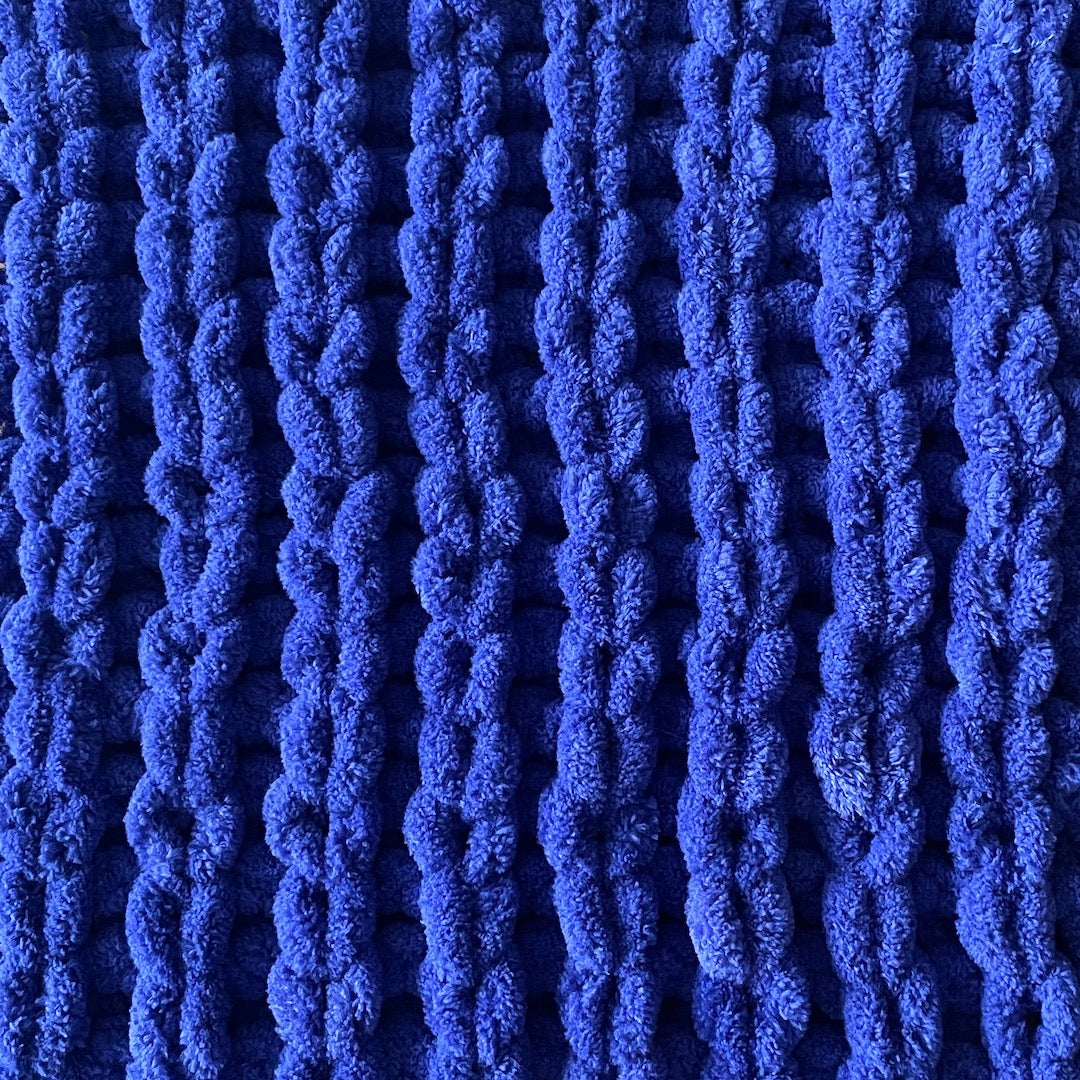 PATTERN: Ribbed Stitch Blanket - ILoveMyBlanket