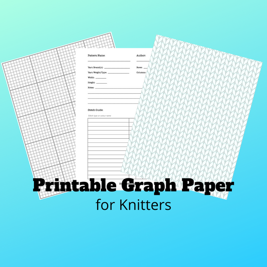 Knitting Graph Paper Template Colourwork Knitting Graph Paper For