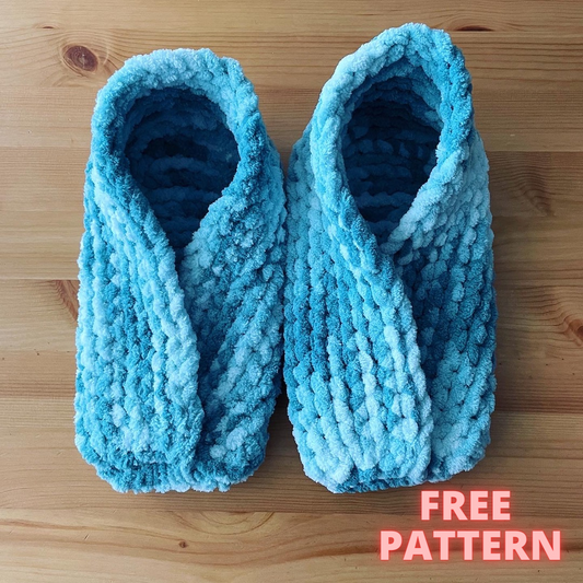 PATTERN: One-Piece Slippers