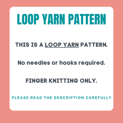 PATTERN: Easy Loop Yarn Garland - ILoveMyBlanket