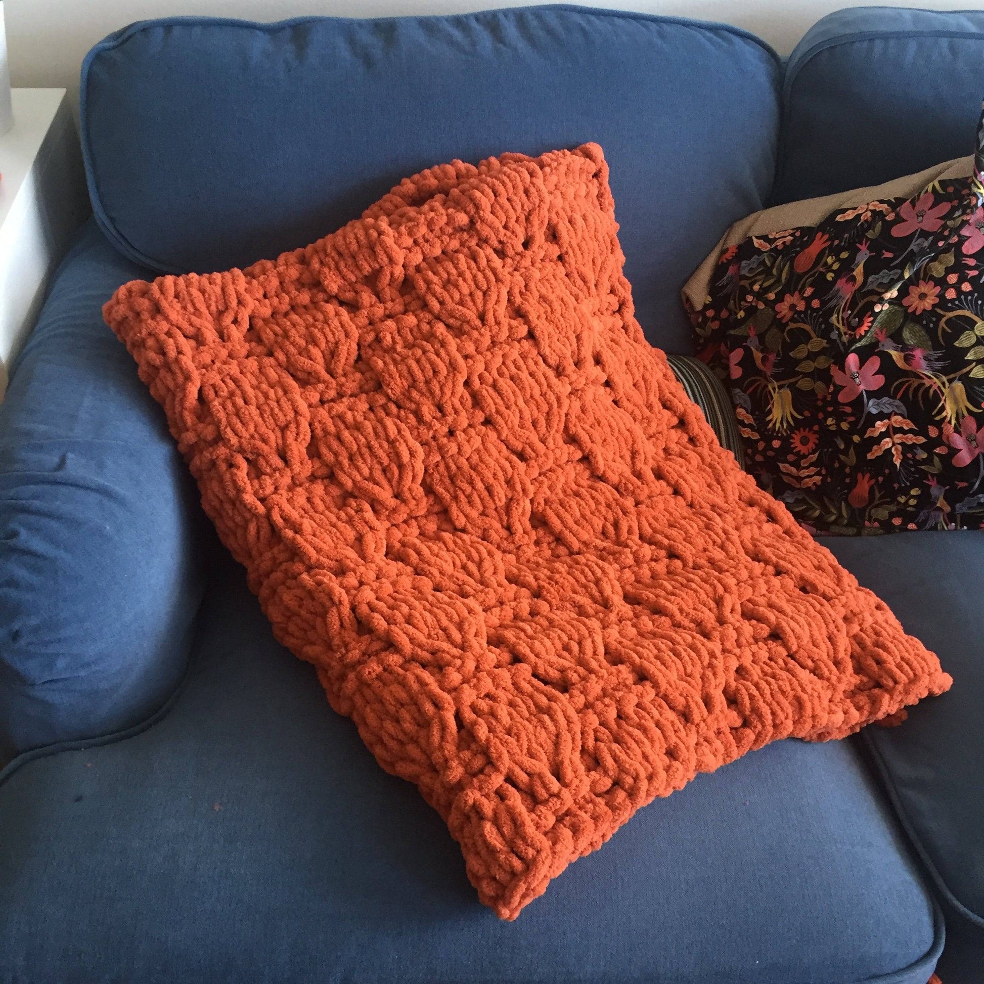 PATTERN: Acorn Stitch Throw Blanket - ILoveMyBlanket