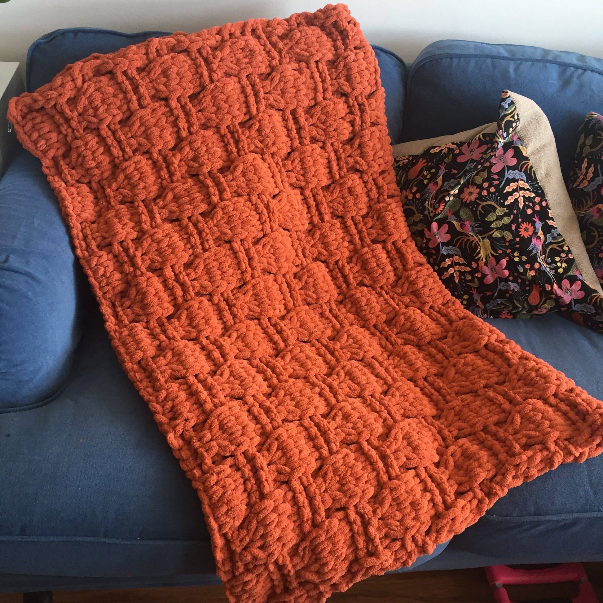 PATTERN: Acorn Stitch Throw Blanket - ILoveMyBlanket