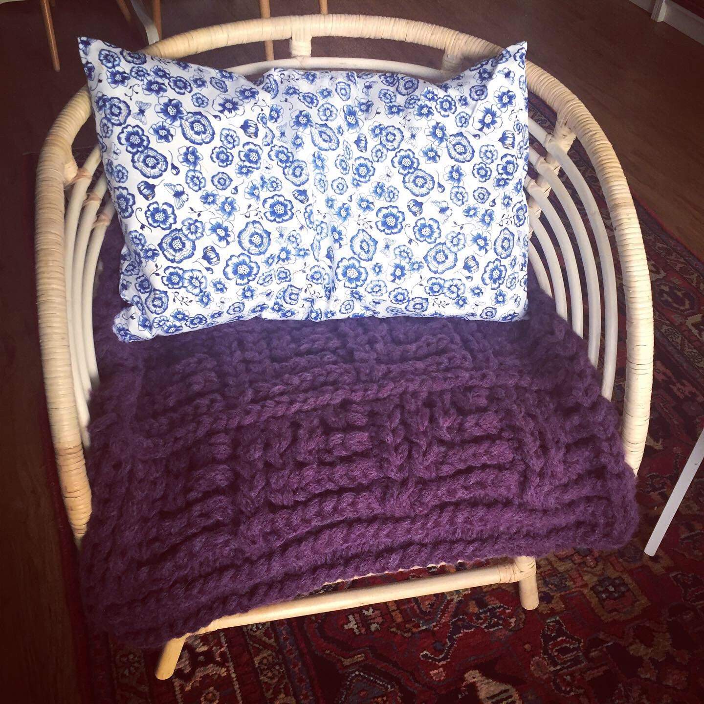 PATTERN: Brioche Knit Style Rug or Throw Blanket - ILoveMyBlanket
