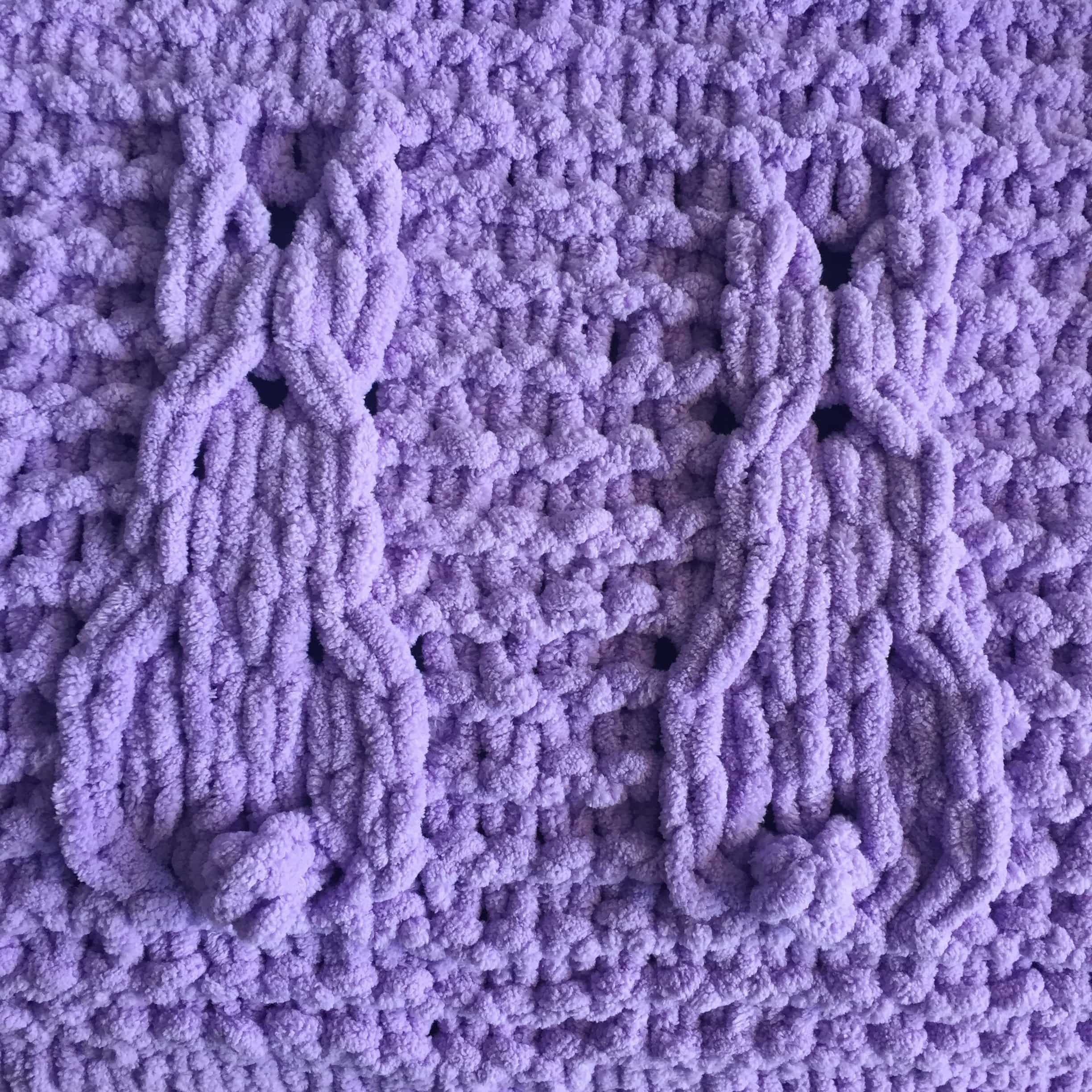 Rabbit baby blanket online knitting pattern