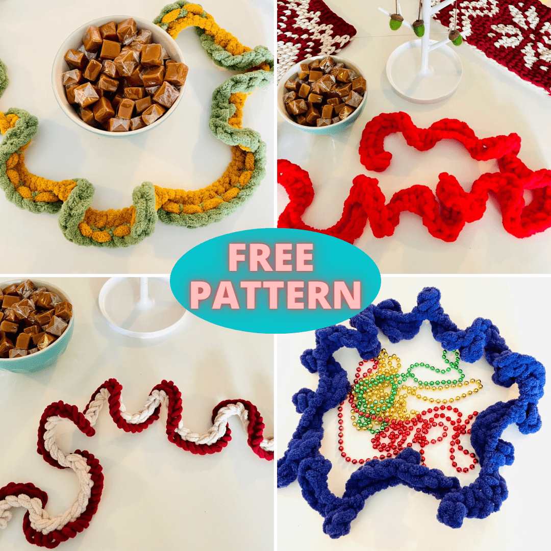 PATTERN: Easy Loop Yarn Garland – ILoveMyBlanket