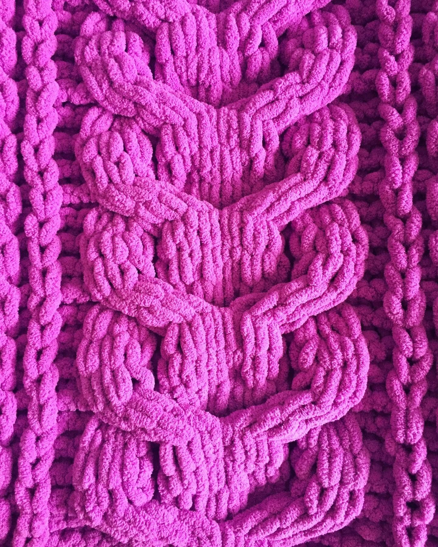 PATTERN: Extra-Chunky Staghorn Cable Blanket - ILoveMyBlanket