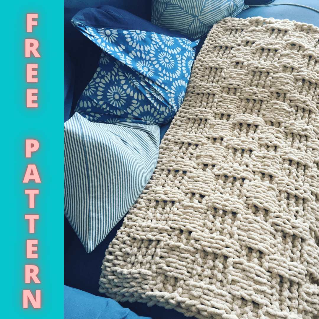 PATTERN: Fancy Basket Weave Blanket - ILoveMyBlanket