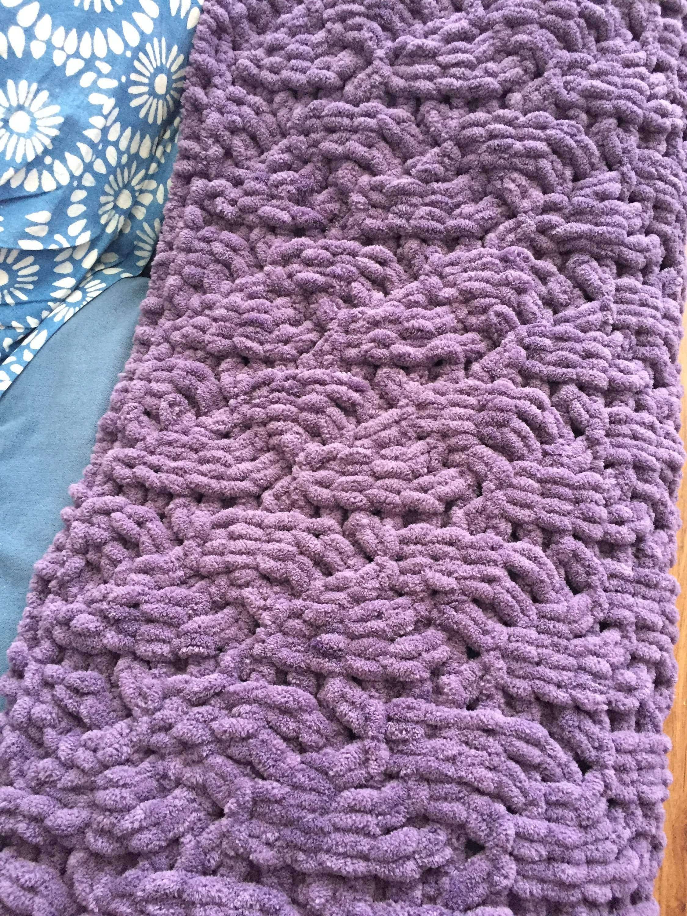 PATTERN: Fishnet Throw Blanket – ILoveMyBlanket