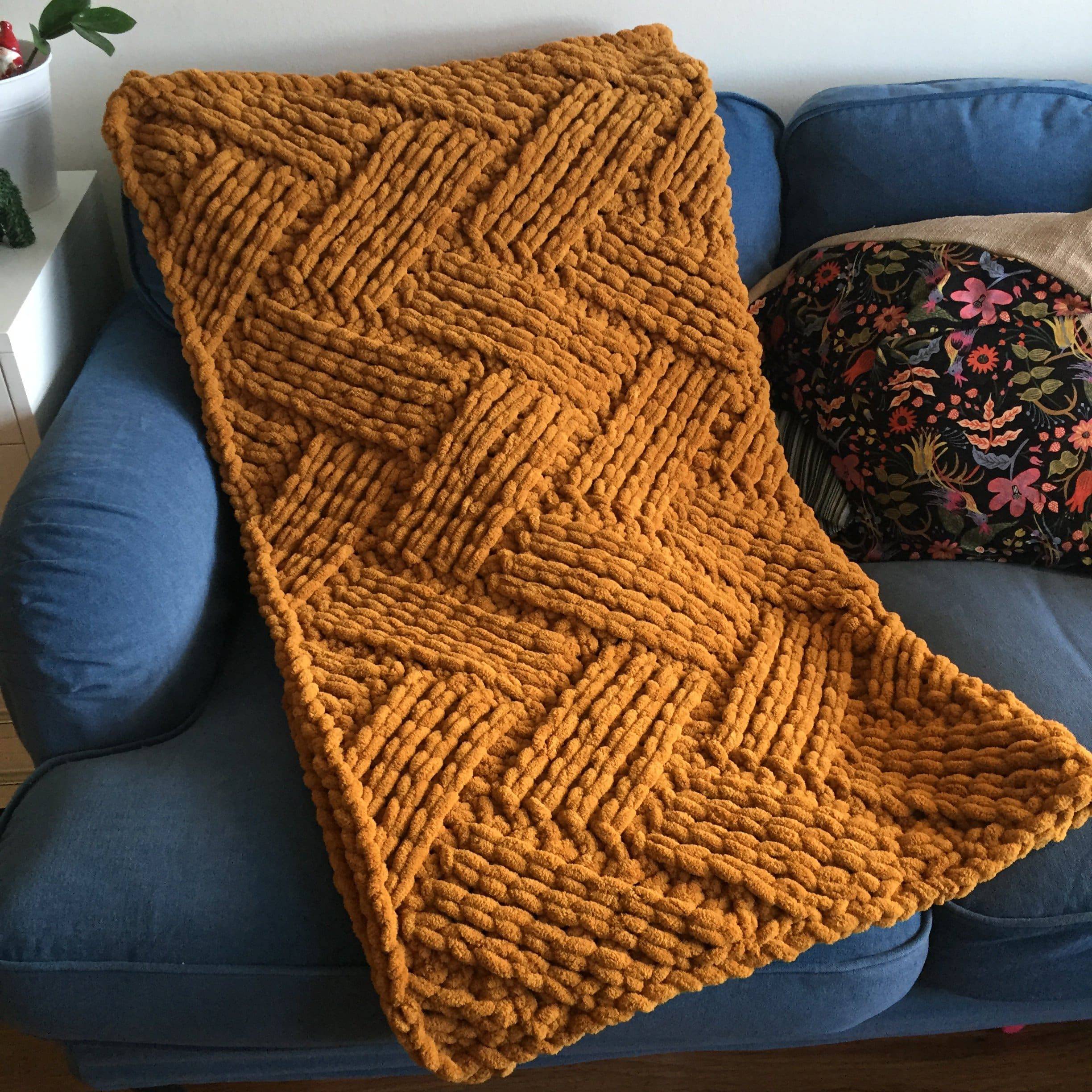 PATTERN HerringboneThrowBlanket