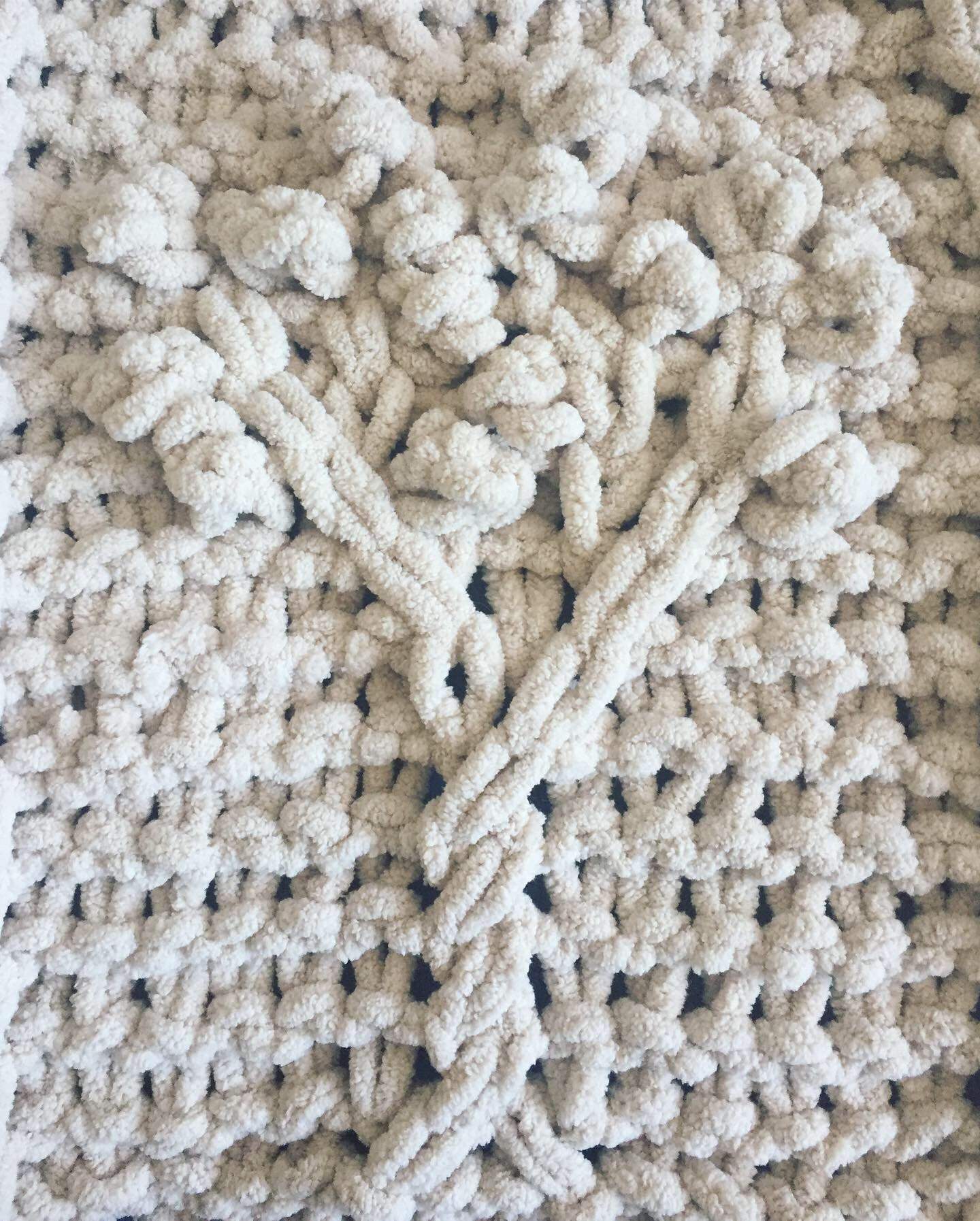 Loose discount knit blanket