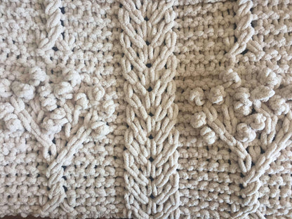 PATTERN: Irish Aran Tree of Life Cable Knit Blanket - ILoveMyBlanket