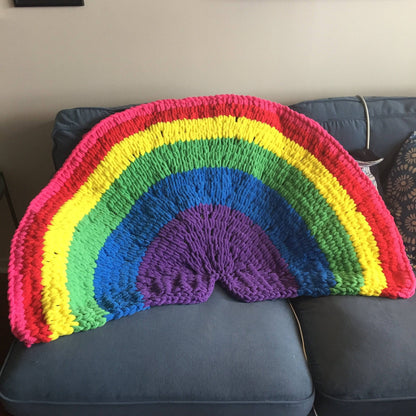 PATTERN: Rainbow Throw Blanket - ILoveMyBlanket