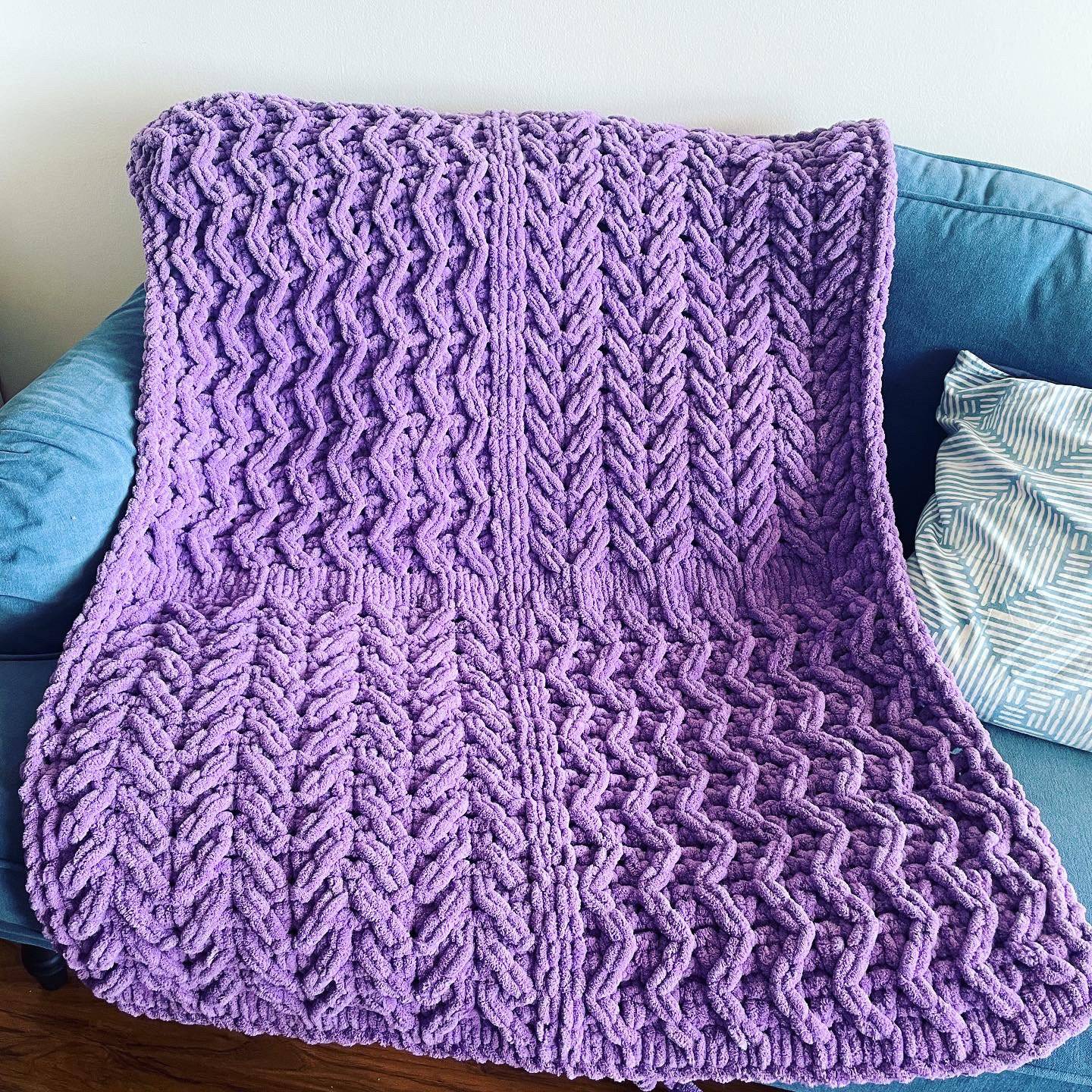 Squigly Square Pattern PATTERN: Squiggly Squares Baby Blanket – ILoveMyBlanket