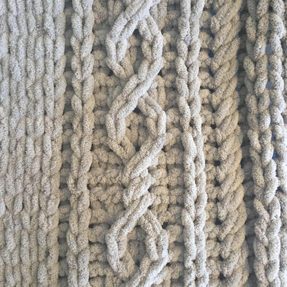 PATTERN: Twisted Chain Celtic Cable Blanket - ILoveMyBlanket